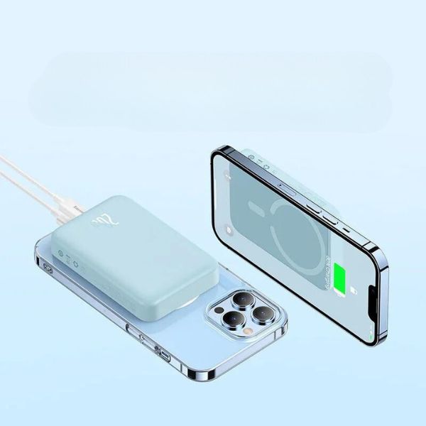 -20% Magnetische Powerbank Magnetische Mini-Powerbank Reise Welt   