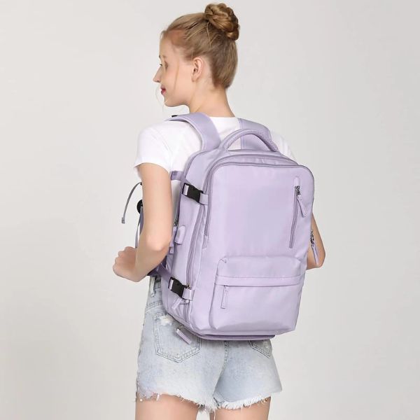 -20% USB-Reiserucksack USB-Damenrucksack Reise Welt   