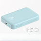 -20% Magnetische Powerbank Magnetische Mini-Powerbank Reise Welt Blau Einzel 