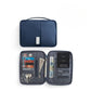 -30% Familie Passport Brieftasche  Reise Welt Navy blau Einzel 