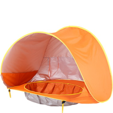 Baby Strandzelt Baby Badebedarf Reise-Welt Orange  