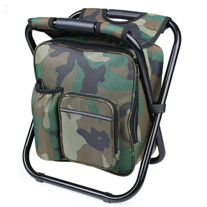 -20% Klappbarer Campingstuhl Stühle Reise Welt Camouflage Einzel 