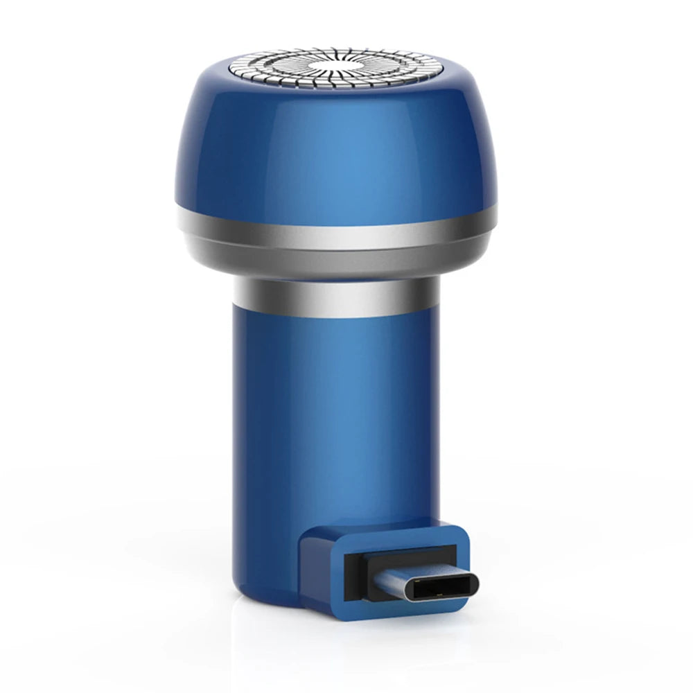 -20% Mini-Rasierer für Männer USB Mini-Rasierer für Männer Reise Welt Marineblau USB-C Einzel