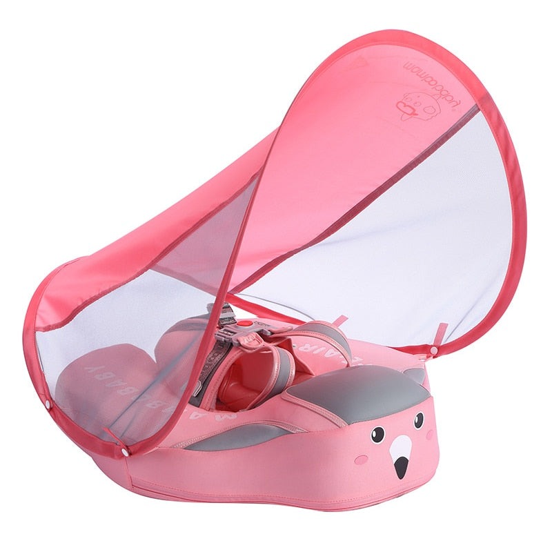 AquaBub Baby Schwimmring Baby Badebedarf Reise-Welt Pink  