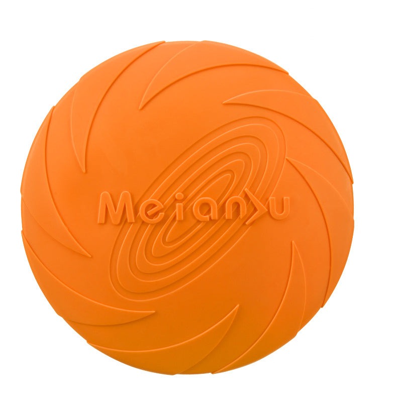 Hundefrisbee Scheibe Hundespielzeug Reise-Welt Orange 15CM 