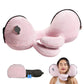 Aufblasbares Reisekissen Travel Pillows Reise-Welt Pink Einzel 