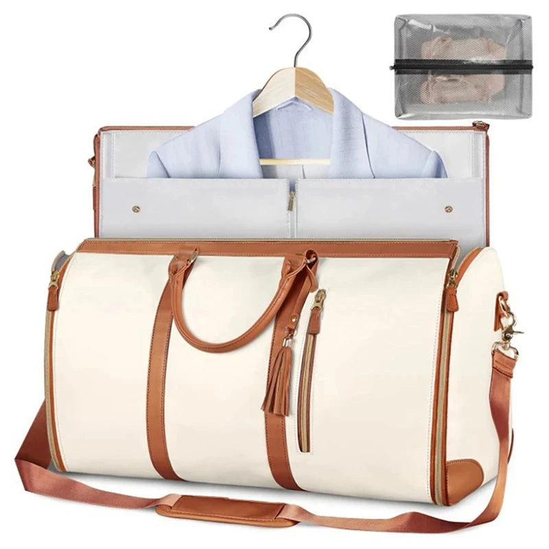 -20% Faltbare Anzugstasche Taschen & Gepäck Reise Welt Einzel Beige 