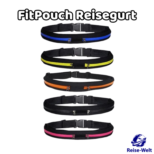 -40% FitPouch Reisegurt Bauchtasche Travel Pouches Reise-Welt   