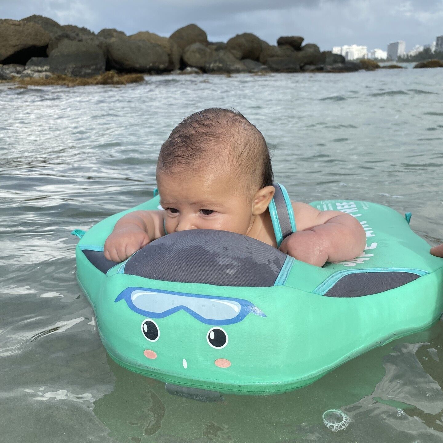 AquaBub Baby Schwimmring Baby Badebedarf Reise-Welt   